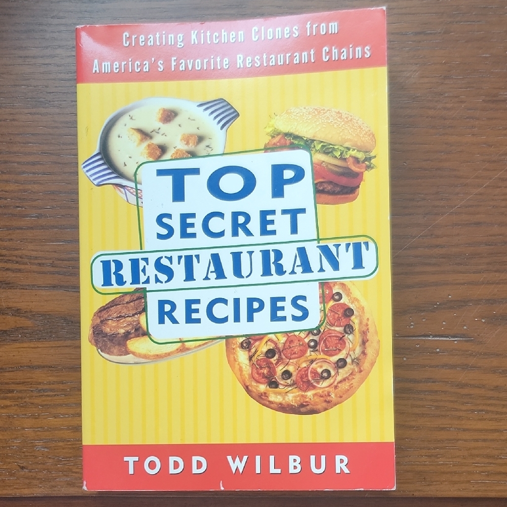 Top Secret Restaurant Recipes Book